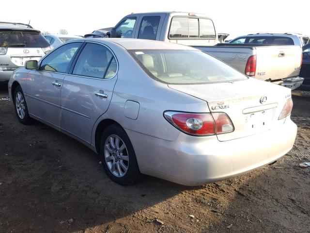 JTHBF30G325008815 - 2002 LEXUS ES 300 SILVER photo 3