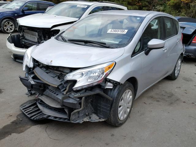 3N1CE2CPXGL374795 - 2016 NISSAN VERSA NOTE SILVER photo 2