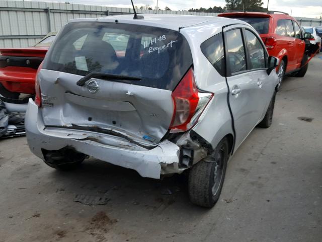 3N1CE2CPXGL374795 - 2016 NISSAN VERSA NOTE SILVER photo 4