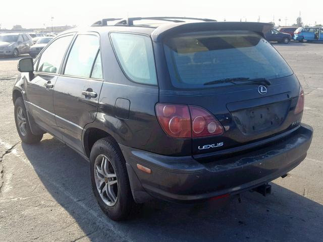 JT6HF10U6Y0096519 - 2000 LEXUS RX 300 BLACK photo 3