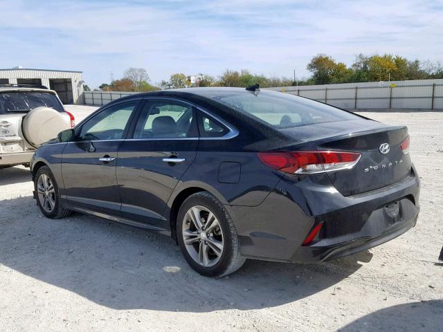 5NPE34AFXJH604165 - 2018 HYUNDAI SONATA SPO BLACK photo 3