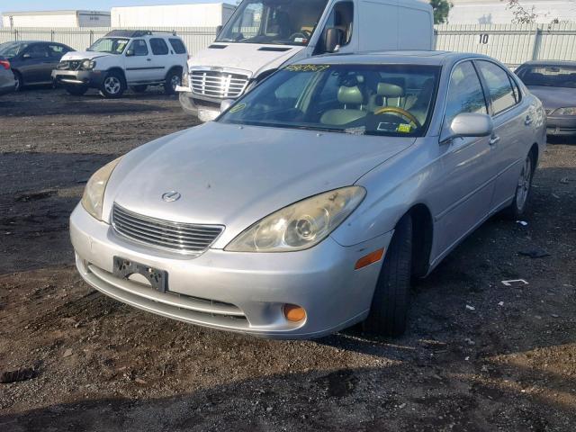 JTHBA30G655087951 - 2005 LEXUS ES 330 GRAY photo 2