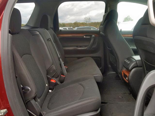 5GZEV23787J122314 - 2007 SATURN OUTLOOK XR წითელი ფოტო 6