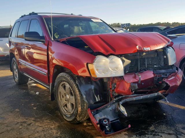 1J4HS58N96C337035 - 2006 JEEP GRAND CHER RED photo 1