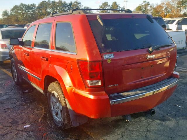 1J4HS58N96C337035 - 2006 JEEP GRAND CHER RED photo 3