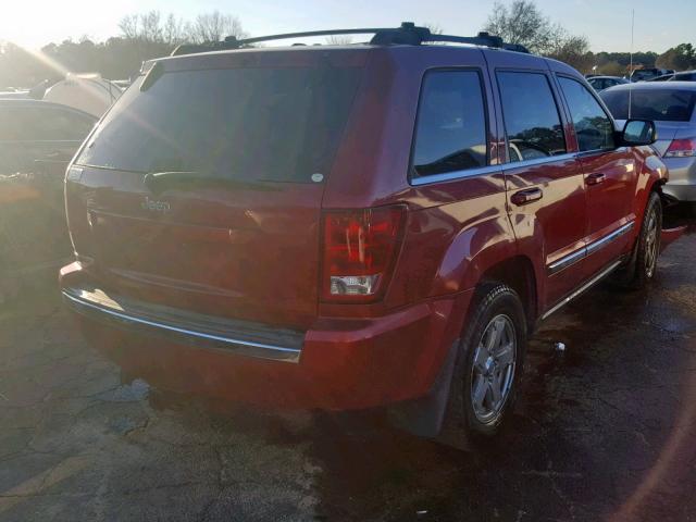 1J4HS58N96C337035 - 2006 JEEP GRAND CHER RED photo 4