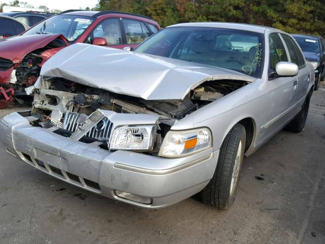 2MEFM75V18X650334 - 2008 MERCURY GRAND MARQ SILVER photo 2