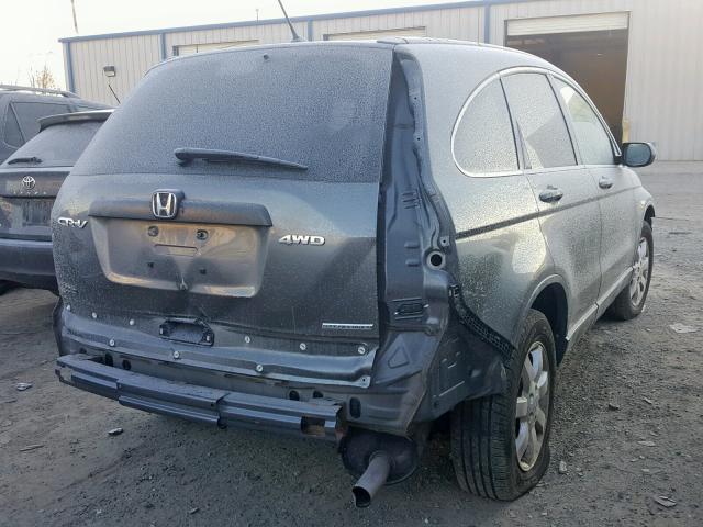 JHLRE4H43BC028175 - 2011 HONDA CR-V SE GRAY photo 4