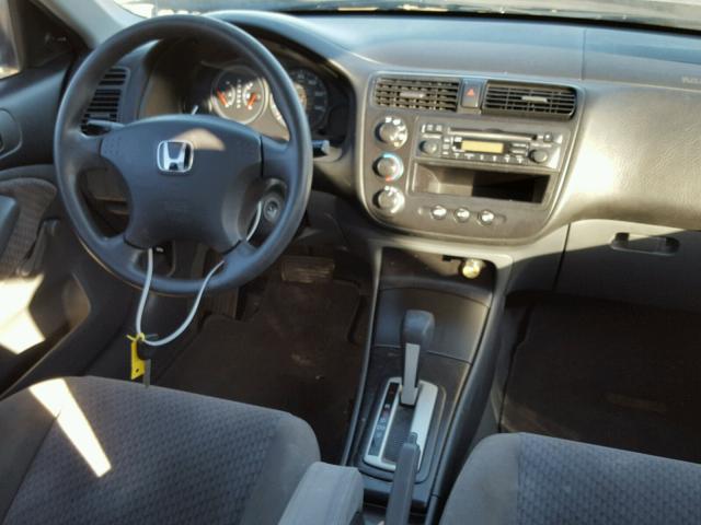 2HGES16335H568271 - 2005 HONDA CIVIC DX V GRAY photo 9