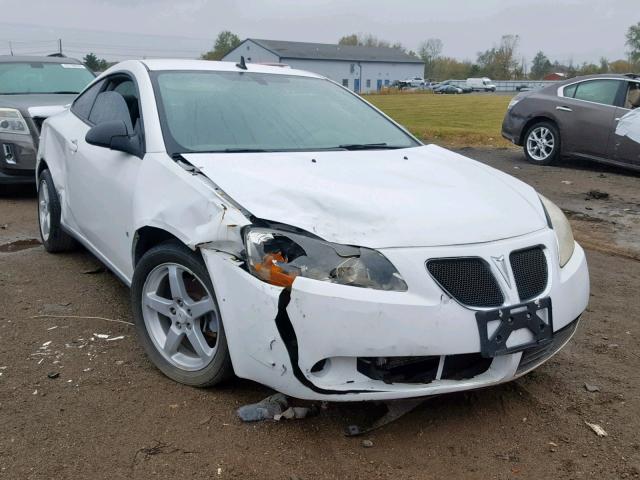 1G2ZH17N194167503 - 2009 PONTIAC G6 GT WHITE photo 1