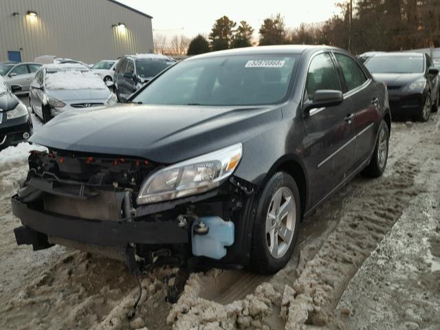 1G11B5SA7DF155979 - 2013 CHEVROLET MALIBU LS BLACK photo 2