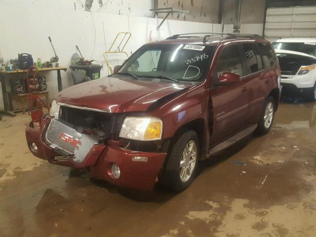 1GKET63M162213748 - 2006 GMC ENVOY DENA MAROON photo 2