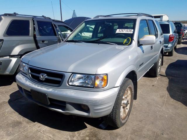 4S6CK58W924402448 - 2002 HONDA PASSPORT E 银色 照片 2