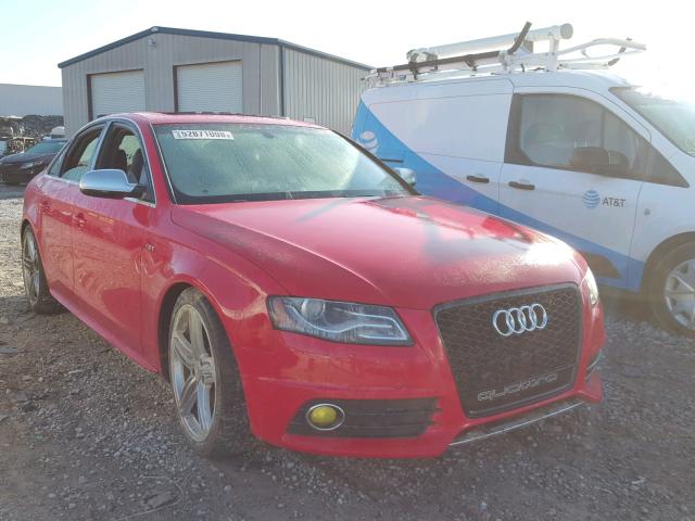 WAUKGAFL4BA059686 - 2011 AUDI S4 PRESTIG RED photo 1