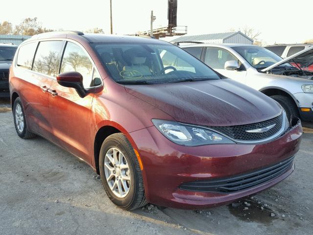 2C4RC1DG4HR508923 - 2017 CHRYSLER PACIFICA T MAROON photo 1