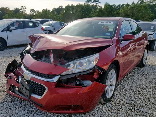 1G11C5SL2EF222276 - 2014 CHEVROLET MALIBU 1LT BURGUNDY photo 2