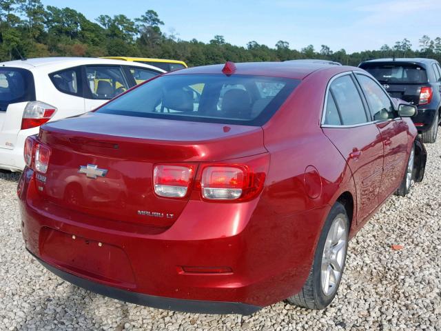 1G11C5SL2EF222276 - 2014 CHEVROLET MALIBU 1LT BURGUNDY photo 4