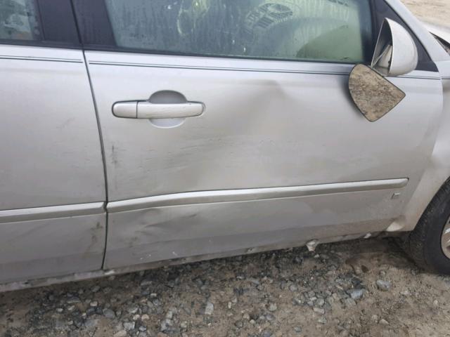 1G1ZT68N67F110438 - 2007 CHEVROLET MALIBU MAX ვერცხლისფერი ფოტო 9