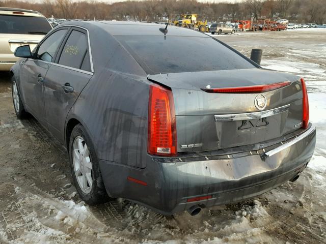 1G6DR57V580194237 - 2008 CADILLAC CTS HI FEA GRAY photo 3