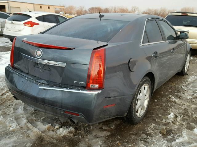 1G6DR57V580194237 - 2008 CADILLAC CTS HI FEA GRAY photo 4