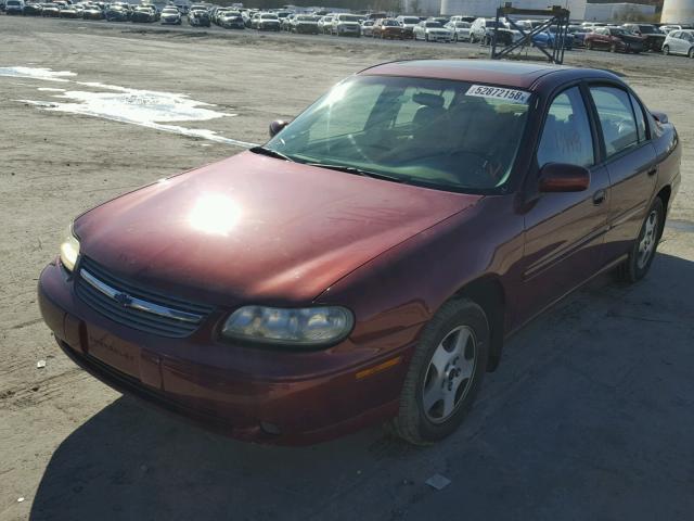 1G1NE52J62M642852 - 2002 CHEVROLET MALIBU LS წითელი ფოტო 2