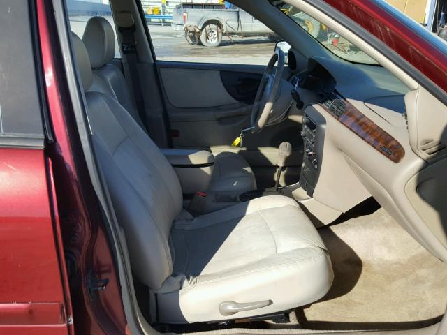 1G1NE52J62M642852 - 2002 CHEVROLET MALIBU LS წითელი ფოტო 5