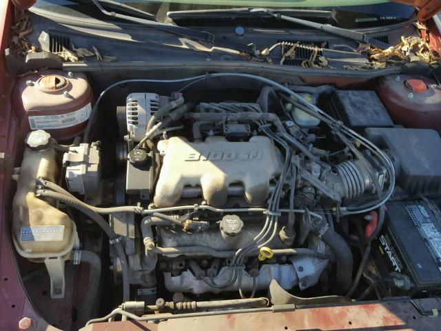 1G1NE52J62M642852 - 2002 CHEVROLET MALIBU LS წითელი ფოტო 7