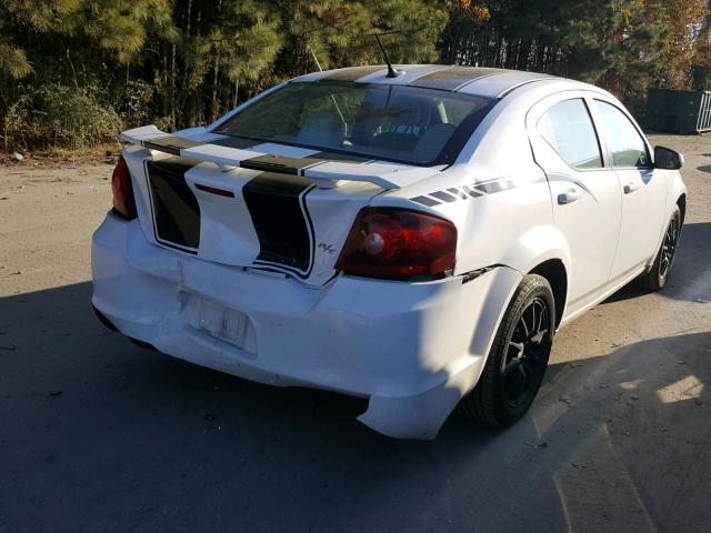 1B3BD1FB6BN565209 - 2011 DODGE AVENGER MA WHITE photo 4