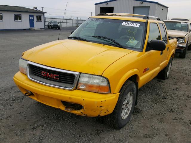 1GTDT13X74K120993 - 2004 GMC SONOMA YELLOW photo 2