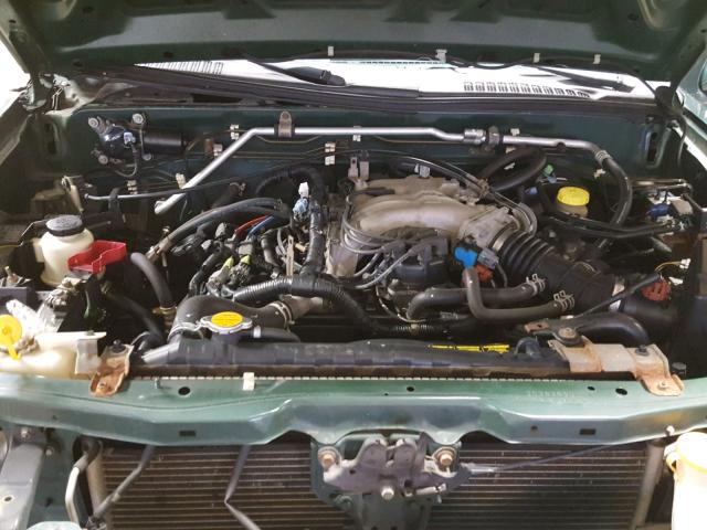 1N6ED27T32C383890 - 2002 NISSAN FRONTIER C GREEN photo 7