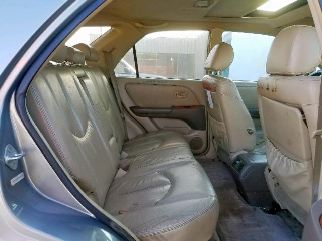 JT6HF10U5Y0109969 - 2000 LEXUS RX 300 GRAY photo 6