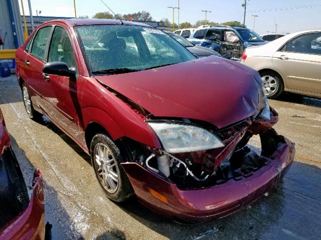 1FAFP34N37W254618 - 2007 FORD FOCUS ZX4 MAROON photo 1