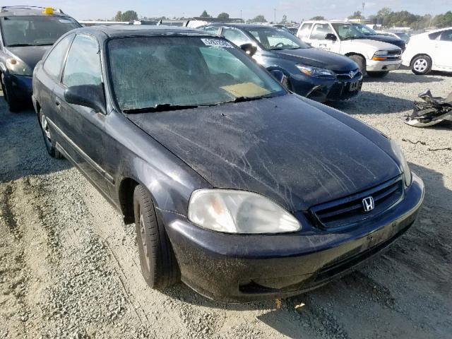 1HGEJ8244YL091299 - 2000 HONDA CIVIC EX BLACK photo 1