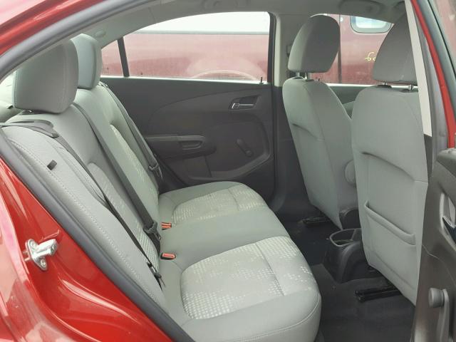 1G1JA5SH0C4120517 - 2012 CHEVROLET SONIC LS 红色 照片 6