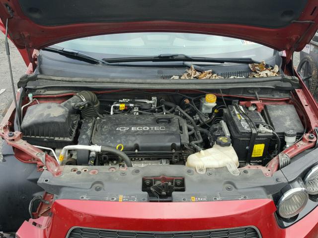 1G1JA5SH0C4120517 - 2012 CHEVROLET SONIC LS 红色 照片 7