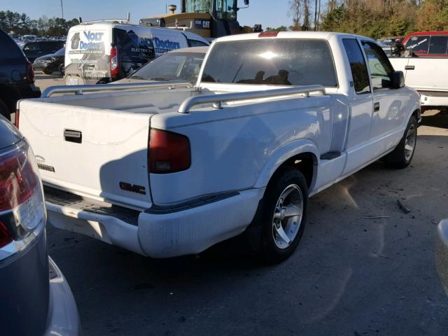 1GTCS195618178462 - 2001 GMC SONOMA WHITE photo 4