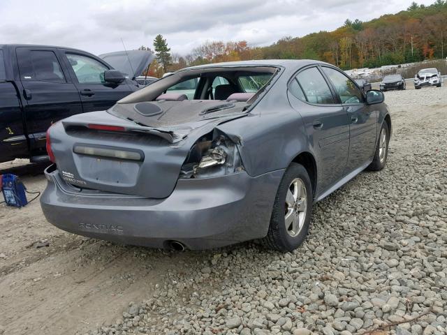 2G2WP522551135637 - 2005 PONTIAC GRAND PRIX GRAY photo 4