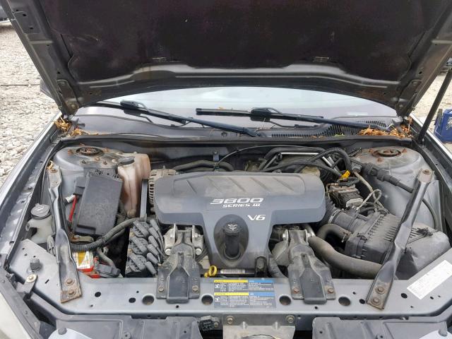 2G2WP522551135637 - 2005 PONTIAC GRAND PRIX GRAY photo 7