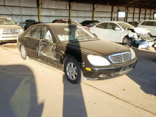 WDBNG75J31A149623 - 2001 MERCEDES-BENZ S 500 BLACK photo 1