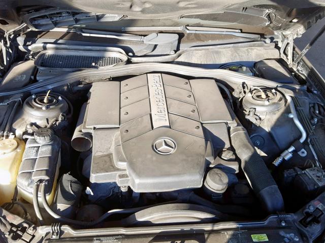 WDBNG75J31A149623 - 2001 MERCEDES-BENZ S 500 BLACK photo 7