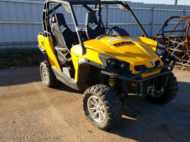 3JBKKCP18CJ001650 - 2012 CAN-AM COMMANDER YELLOW photo 1