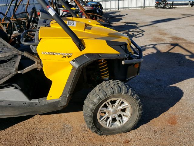 3JBKKCP18CJ001650 - 2012 CAN-AM COMMANDER YELLOW photo 10