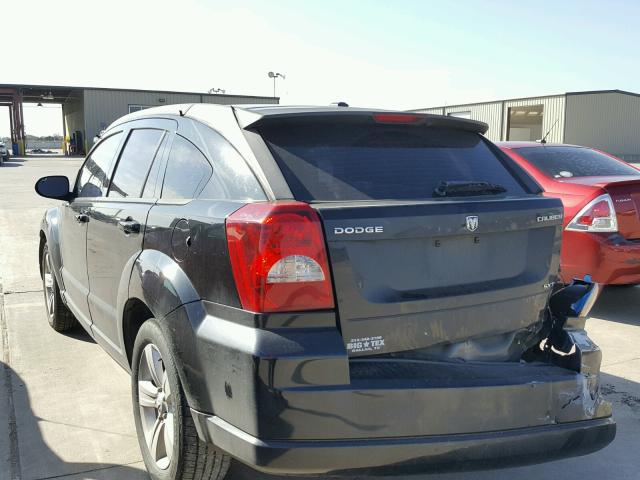 1B3CB4HA7AD661144 - 2010 DODGE CALIBER SX BLACK photo 3