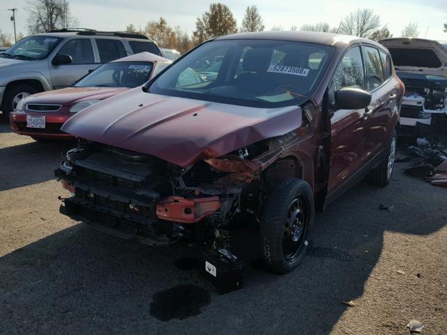 1FMCU0F75EUA45890 - 2014 FORD ESCAPE S MAROON photo 2