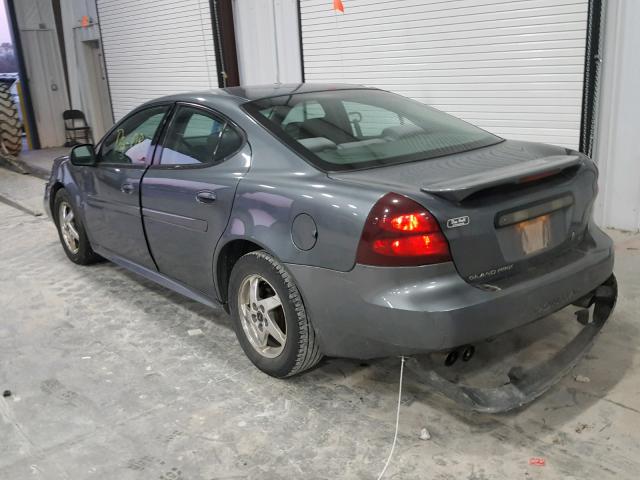 2G2WS522641372571 - 2004 PONTIAC GRAND PRIX GRAY photo 3