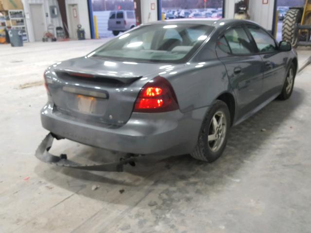 2G2WS522641372571 - 2004 PONTIAC GRAND PRIX GRAY photo 4