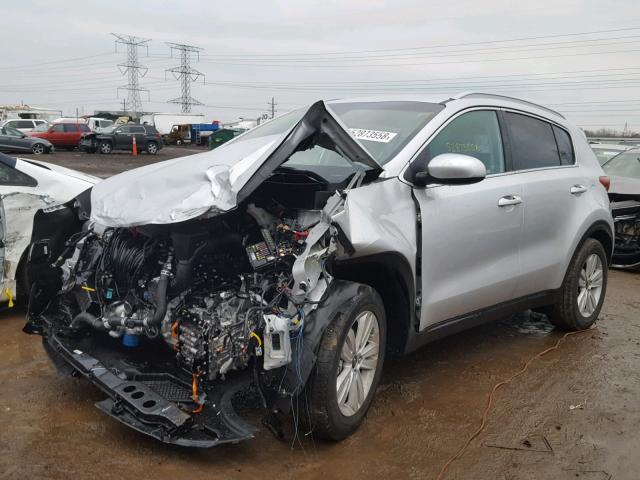 KNDPM3AC8K7543779 - 2019 KIA SPORTAGE L SILVER photo 2