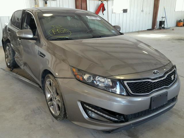 5XXGR4A66DG235943 - 2013 KIA OPTIMA SX SILVER photo 1