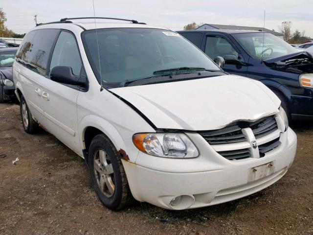 2D4GP44L77R303964 - 2007 DODGE GRAND CARA WHITE photo 1