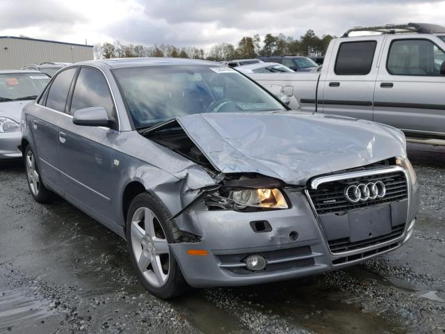 WAUDG68E85A503130 - 2005 AUDI A4 3.2 QUA GRAY photo 1